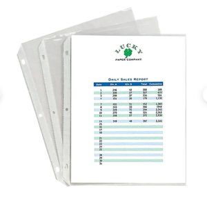 Staples clear sheet protectors 50 count